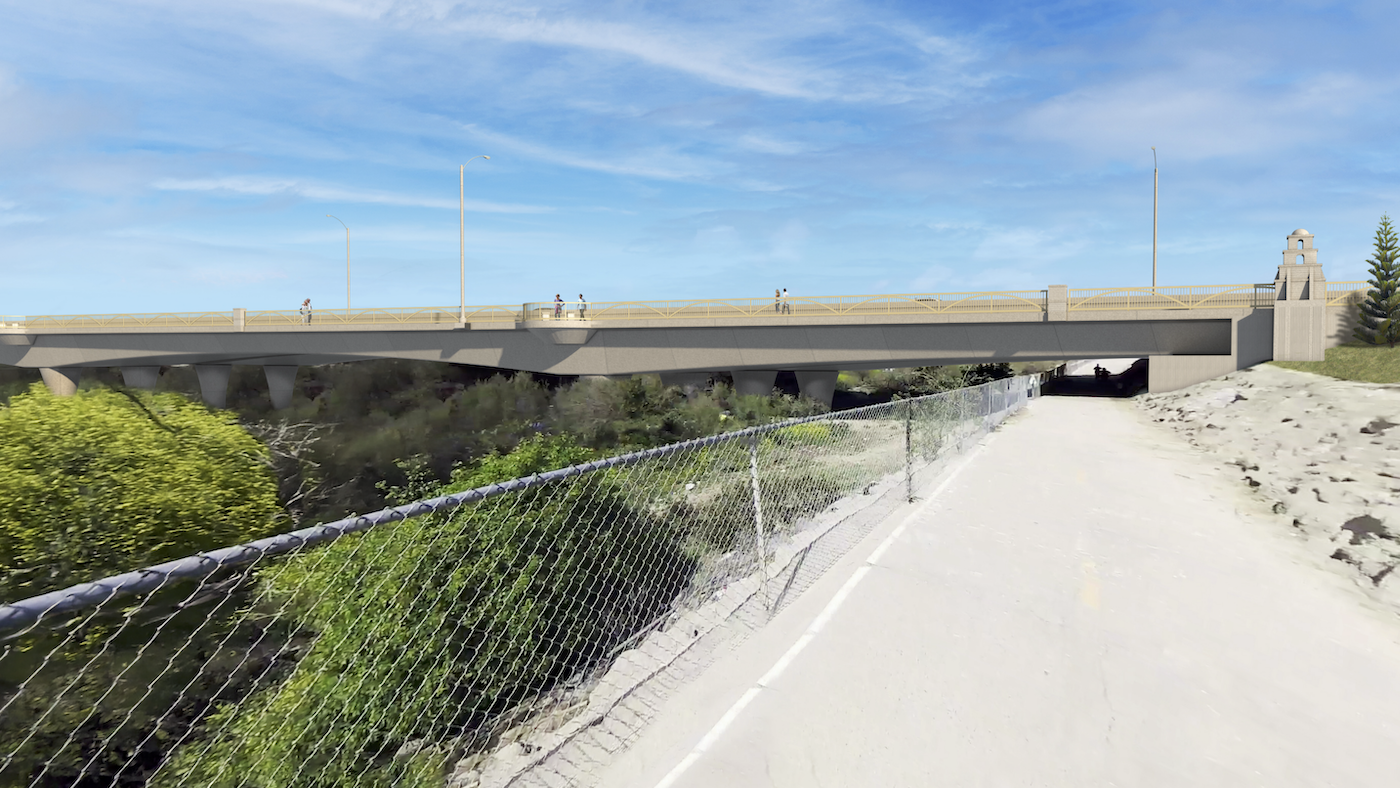 Mission Blvd Bridge - Elevation at SART